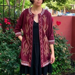 Johnny Was Embroidered Jacket